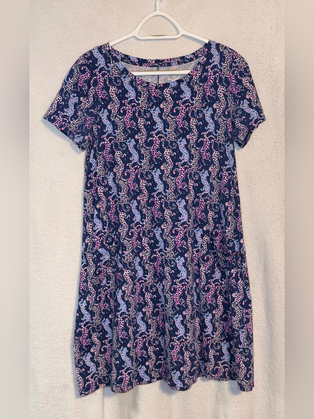 Lily Pulitzer medium Navy On the Catwalk dress